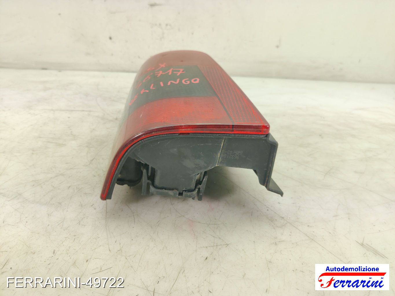 Fanalino Stop Posteriore CITROEN BERLINGO M 1999-2011 sinistro, sx 6350EE