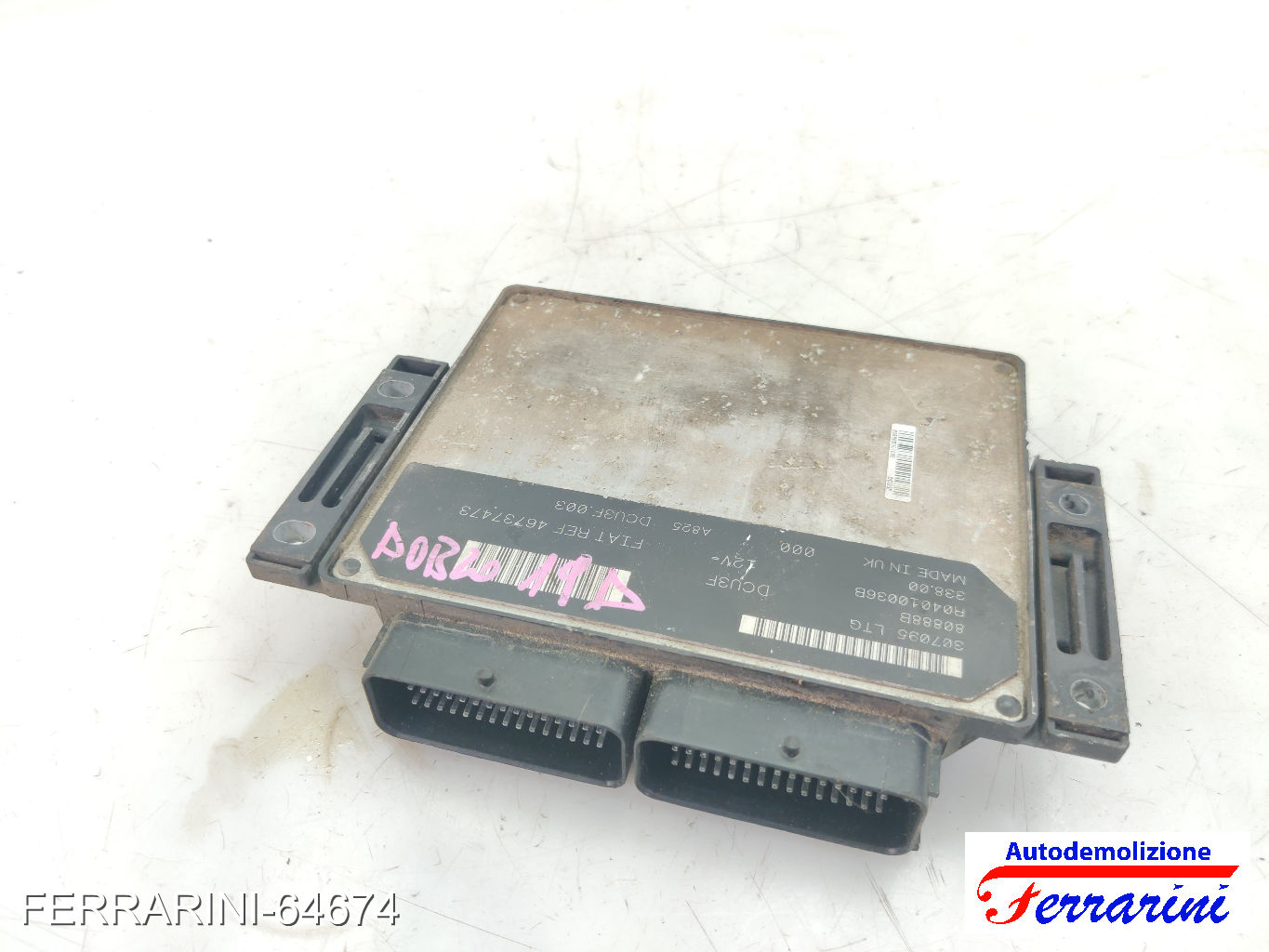 Centralina Motore FIAT DOBLO 119, 223 1.9 D 2001-2010 46737473, R04010036B