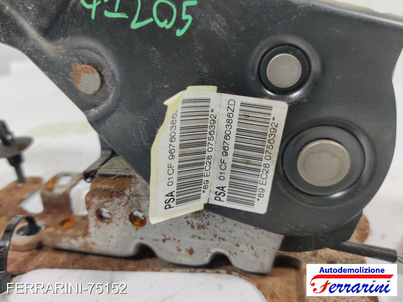 Leva Freno A Mano CITROEN C3 2 SC 2009-2013 96760386ZD, 89EC280756392