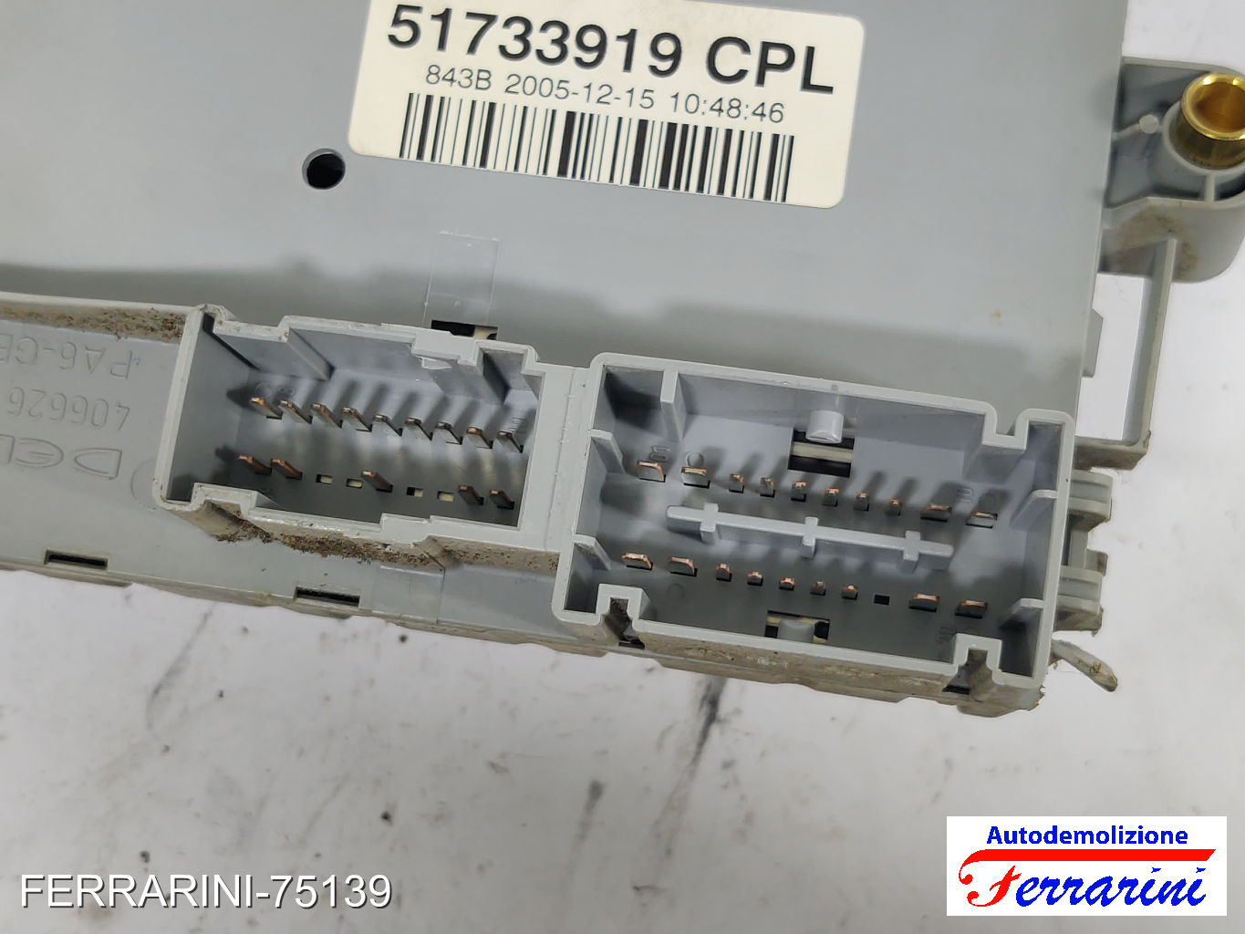 Fusibiliera Scatola Fusibili Body Computer LANCIA YPSILON 843 1.2 2003-2011