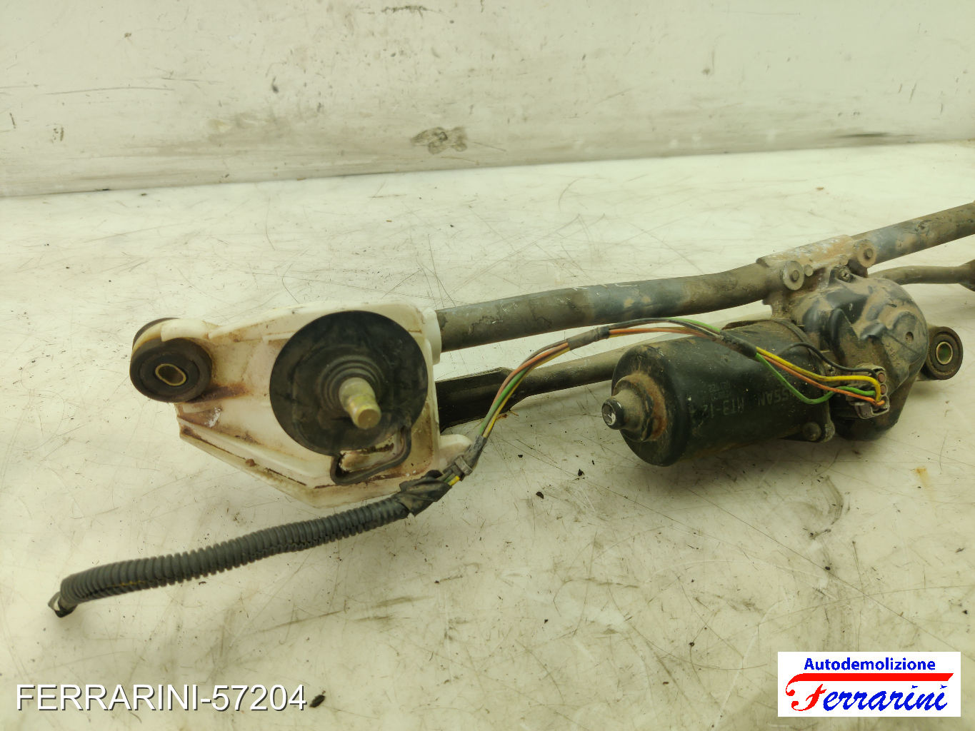 Spazzacqua Motorino Tergicristallo NISSAN MICRA 3 K12 2003-2010 anteriore