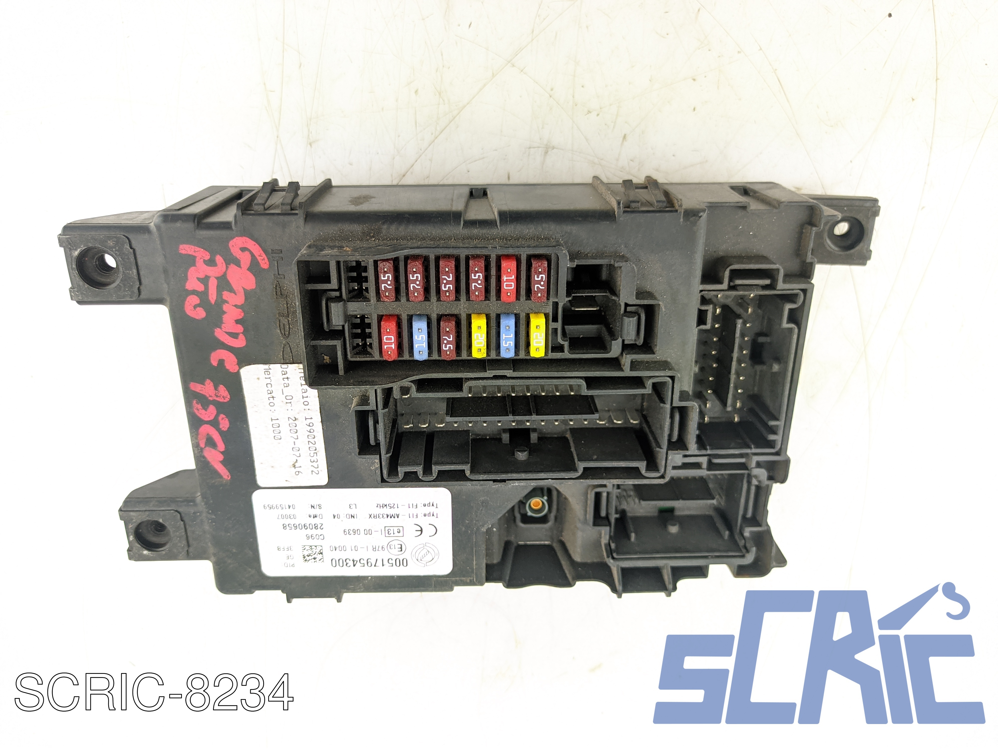 Body Computer FIAT GRANDE PUNTO 199 1.3 D MULTIJET 2005-2013 00517954300