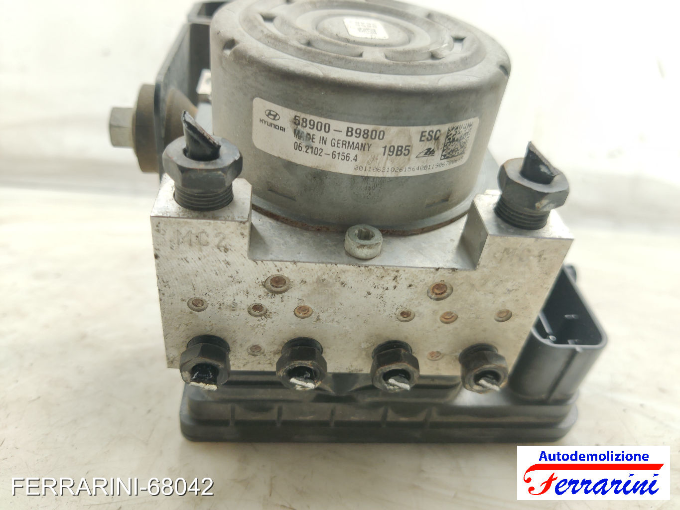 Centralina Pompa Abs HYUNDAI I10 BA, IA 1.0 2013-2023 58900B9800, 61922600176 12