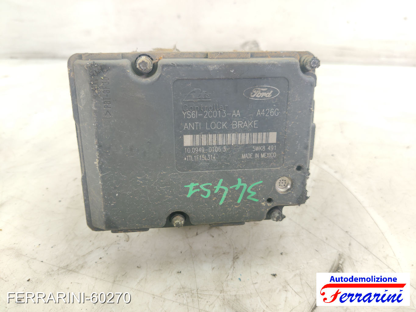 Centralina Pompa Abs FORD FIESTA 4 JA, JB 1.25I 16V 1995-2002 YS612M110AA 7
