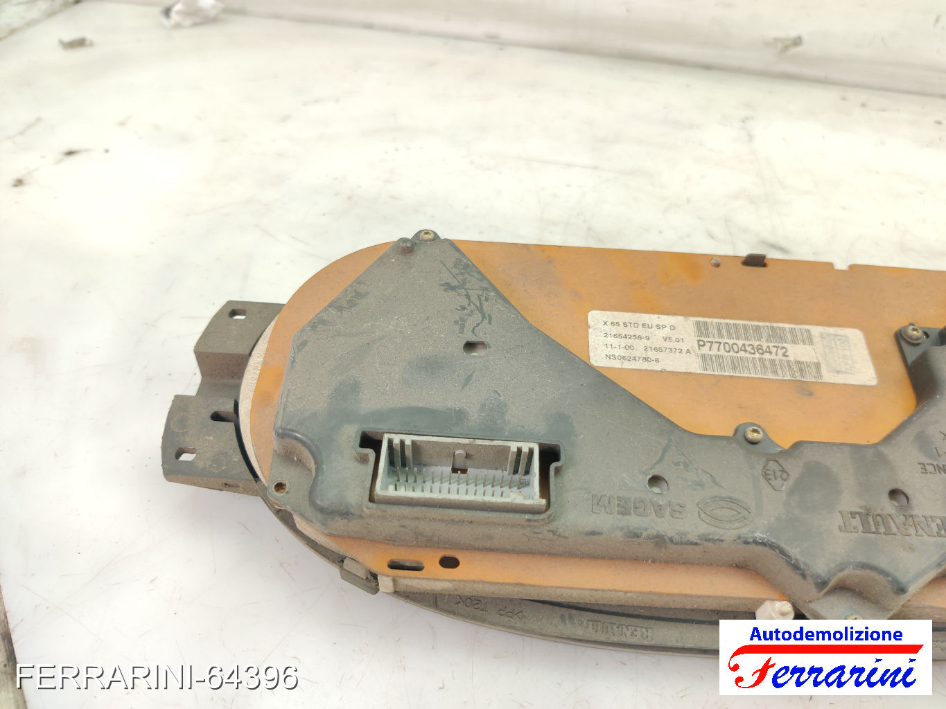 Quadro Contachilometri RENAULT CLIO 2 BB, CB 1.2 1998-2010 7700436472 6