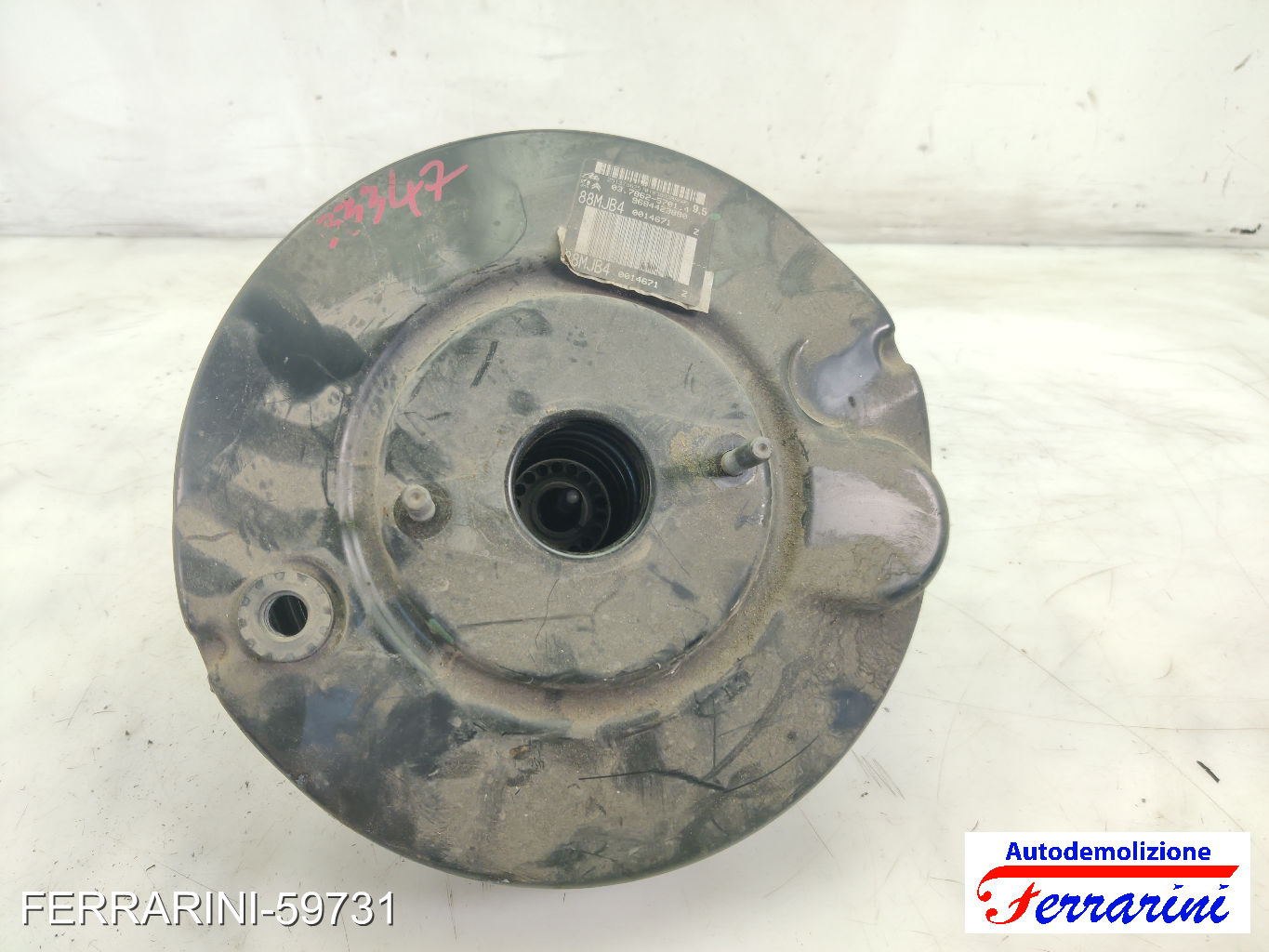 Servofreno CITROEN C4 PICASSO 1 UD 1.6 HDI 2007-2013 1611244280, 1611244180 8