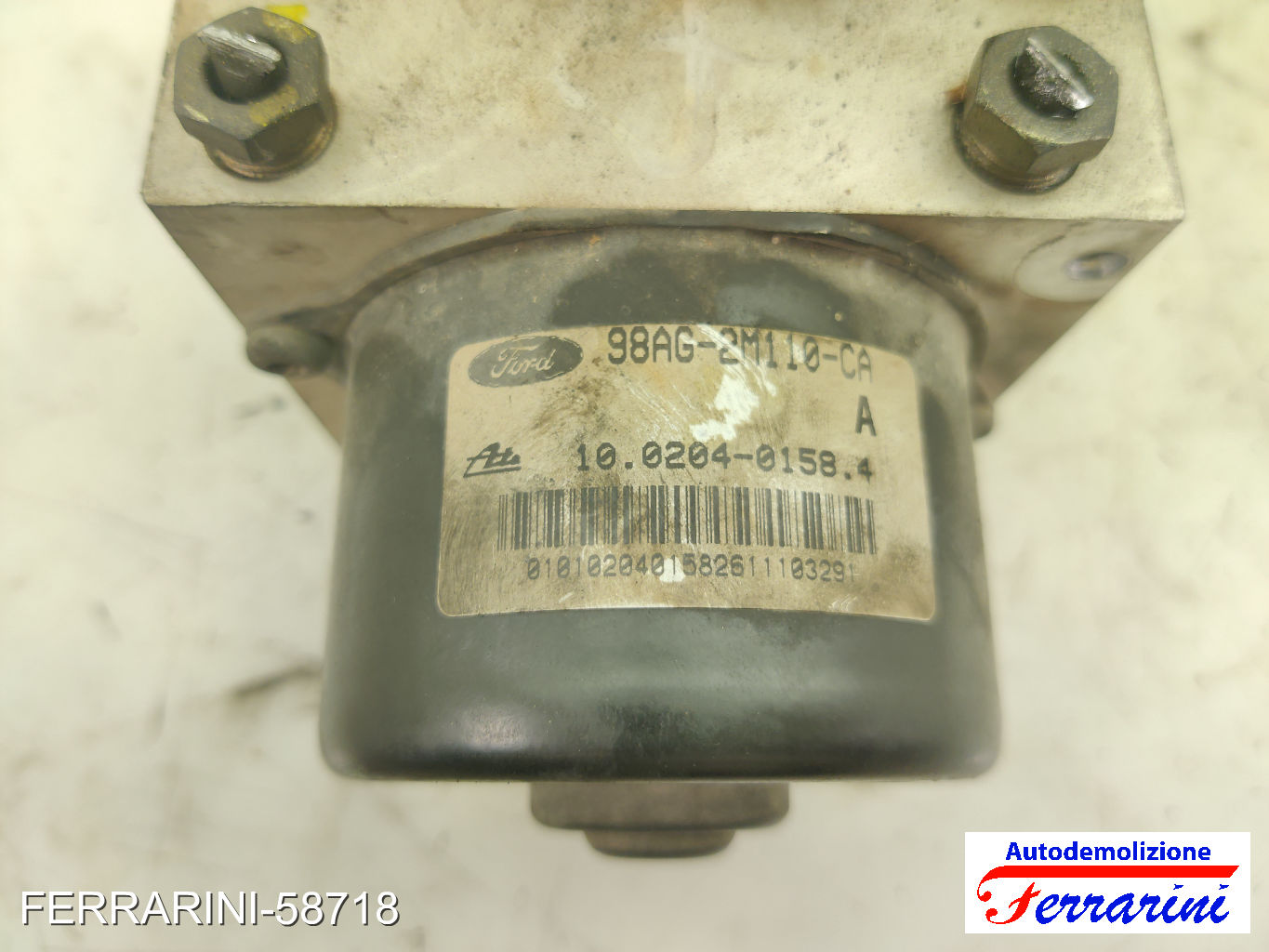 Centralina Pompa Abs FORD FOCUS DAW, DBW 1.8 TDCI 2001-2004 98AG2M110CA, A426G 10