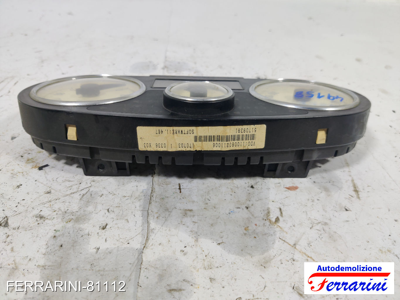 Quadro Contachilometri LANCIA YPSILON 843 1.2 2003-2011 6