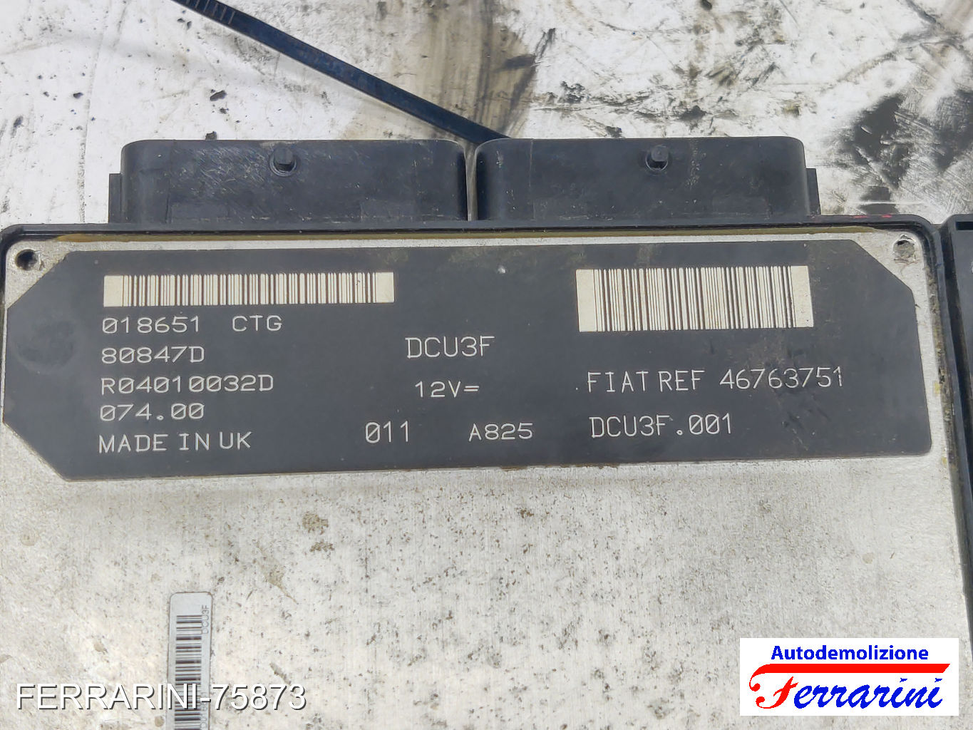 Kit Accensione FIAT PUNTO 188 1.9 DS 60 1999-2012 46763751 6