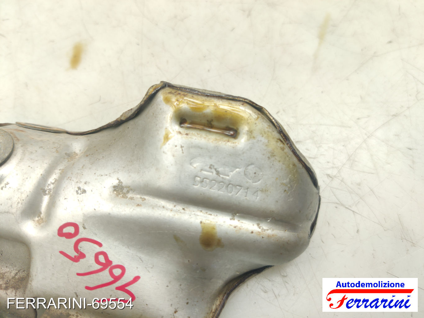 Collettore Paracalore Motore ALFA ROMEO MITO 955 1.4 BI-FUEL 2009-2016 55220714 8