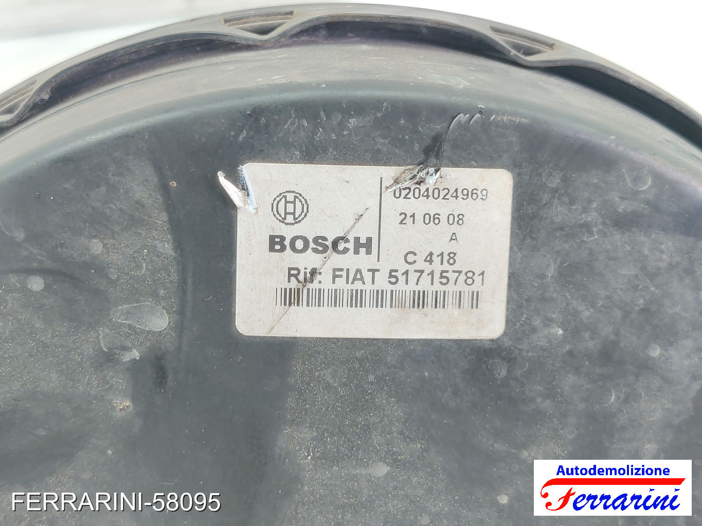 Servofreno LANCIA YPSILON 843 1.3 D MULTIJET 2006-2011 51715781, 77362383