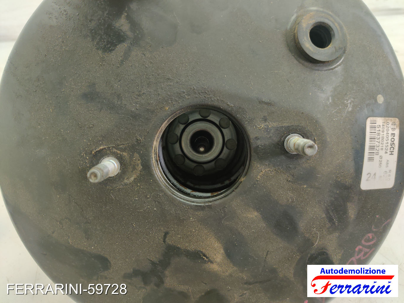 Servofreno FIAT DOBLO 223 1.6 16V 2001-2023 51837328, 0204051524, 14091B0218