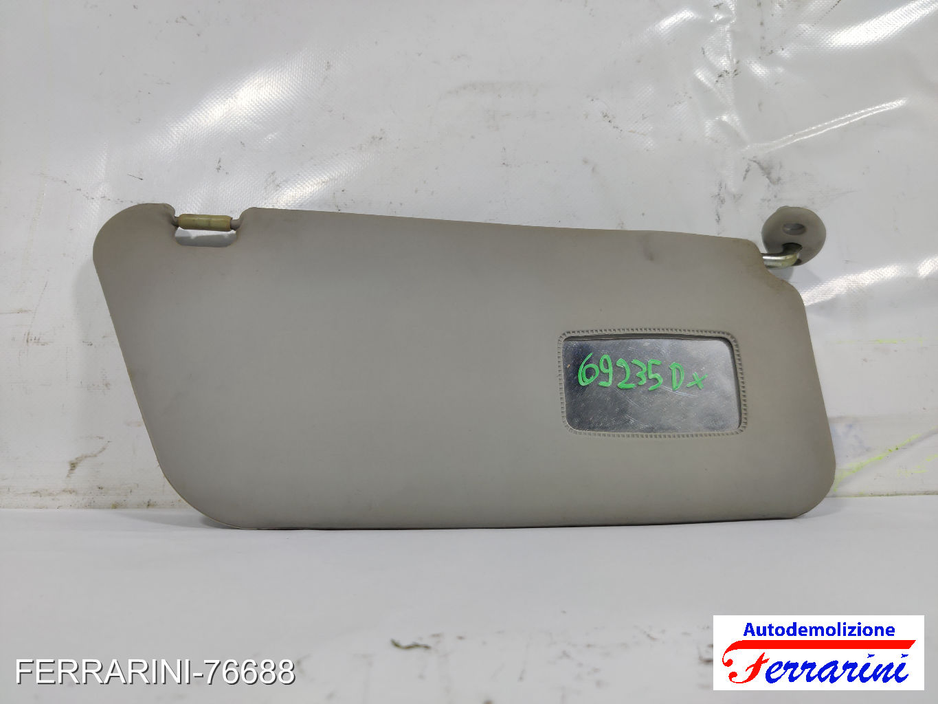 Aletta Parasole DAEWOO MATIZ M100, M150 1998-2002 destro, dx 96279929