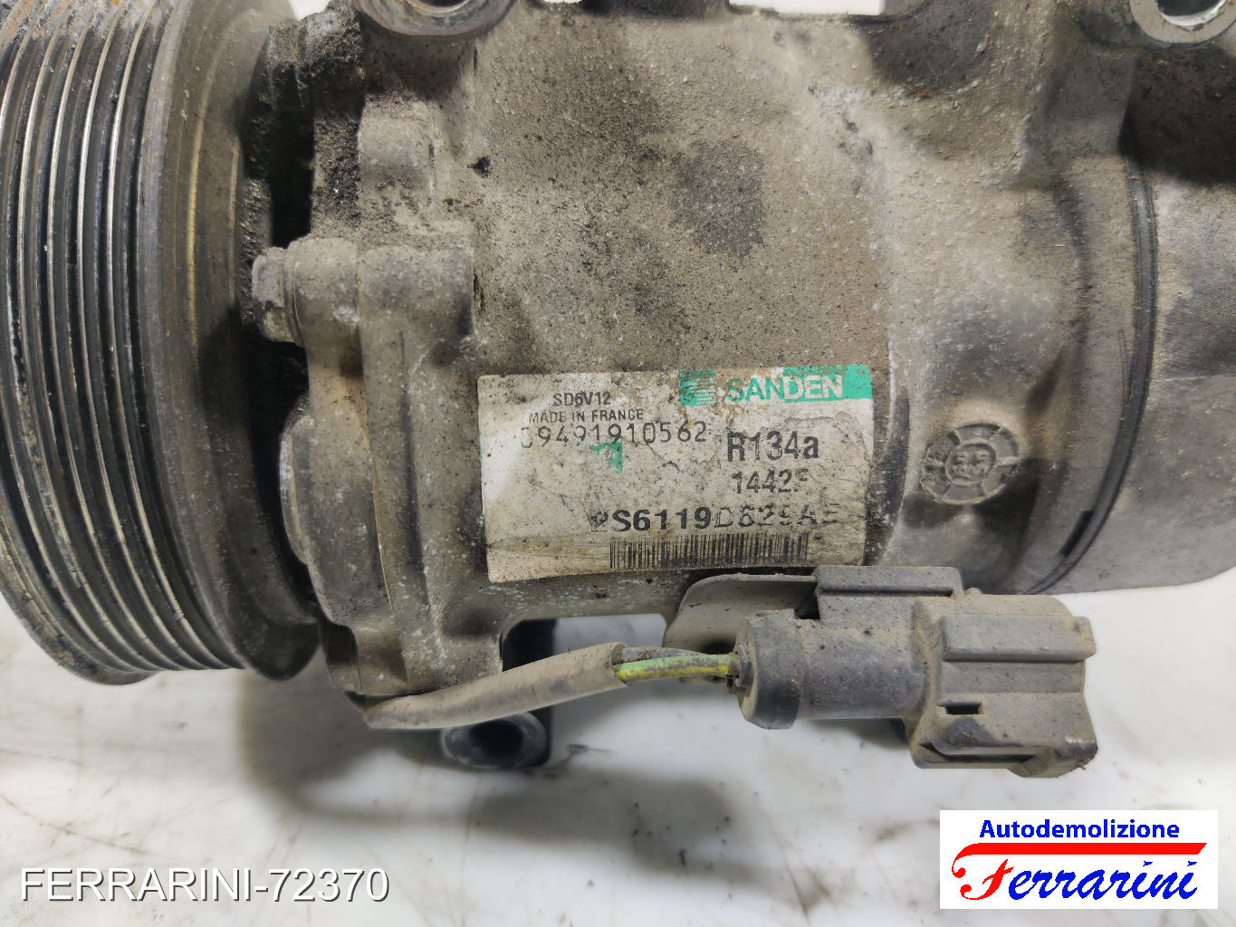 Compressore Clima FORD FIESTA 5 JD, JH 1.4 TDCI 2001-2008 2S6119D629AE, 1500822 7