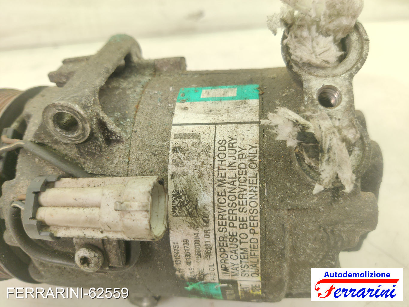 Compressore Clima OPEL ASTRA H SW A04 1.7 CDTI 2004-2010 13124751, 383601234 7