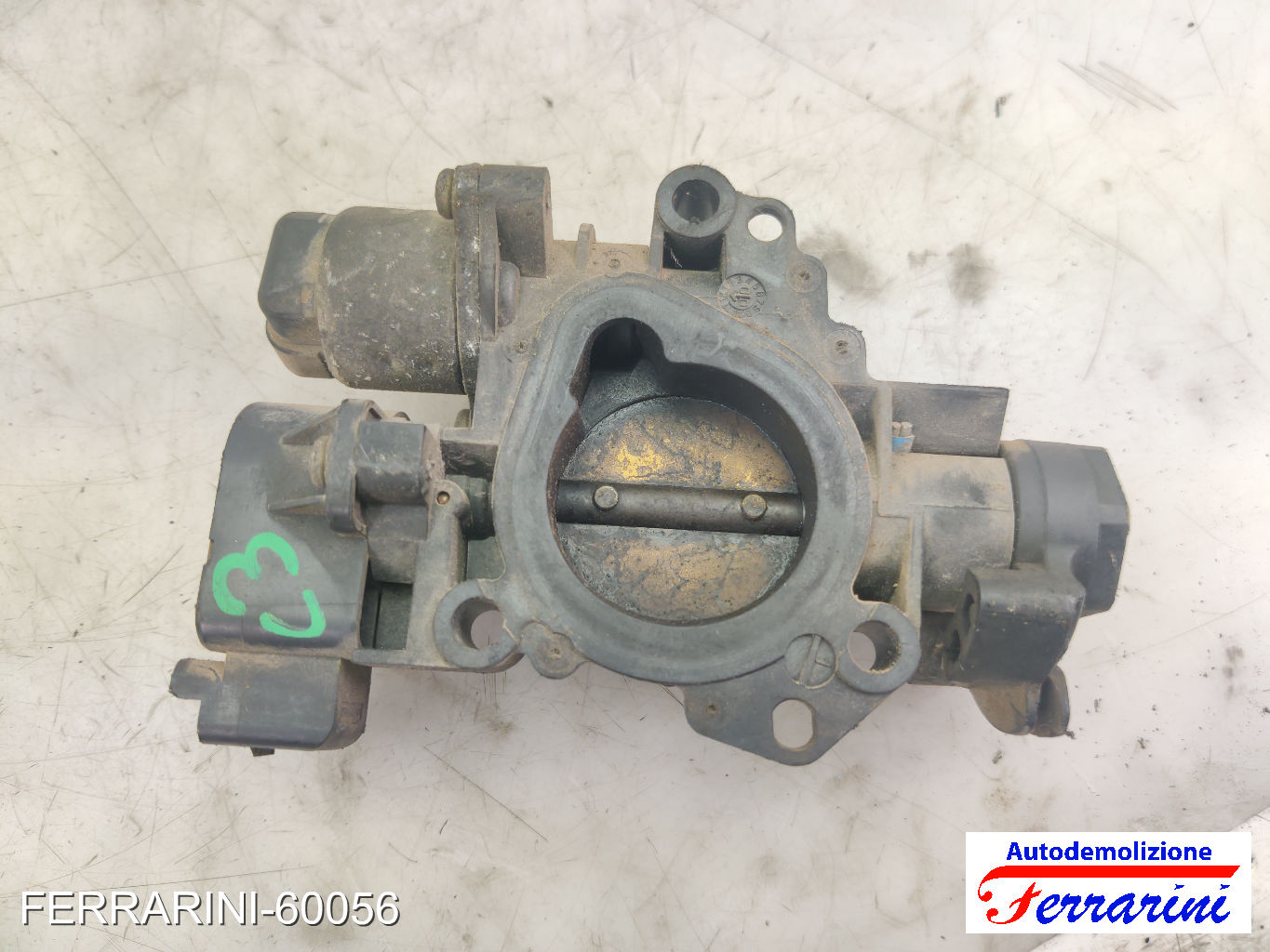 Corpo Farfallato CITROEN C3 1 FC, FN 1.1I 2002-2009 9642473280