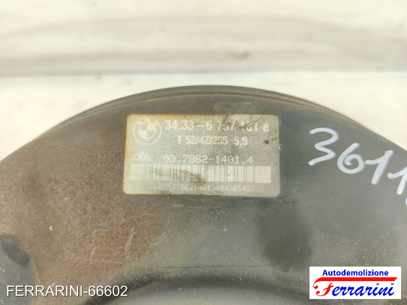 Servofreno MINI - R50, R53 ONE D 2003-2006 34336779679, 34336757181 7