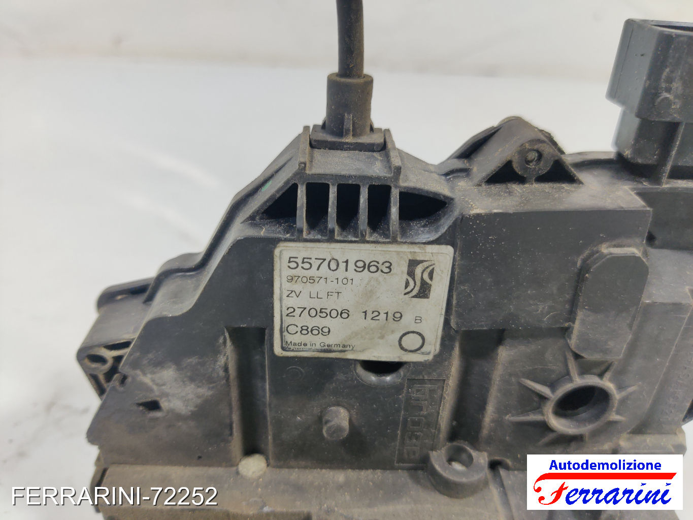 Serratura Porta FIAT GRANDE PUNTO 199 2005-2013 sinistro, sx, frontale