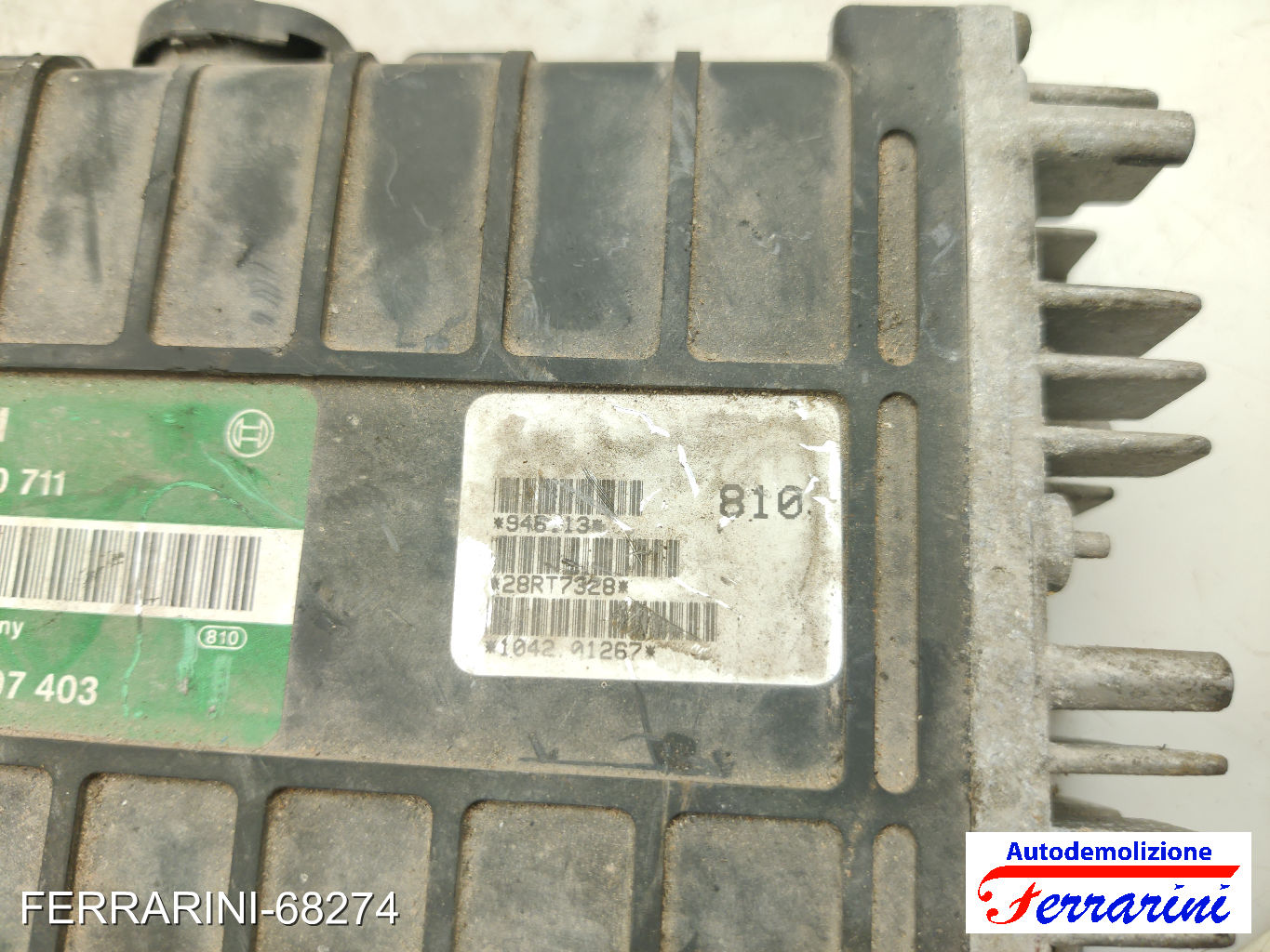 Centralina Motore AUDI 80 893, 894, 8A2 1.6 1986-1991 443907403, 0280000711 10