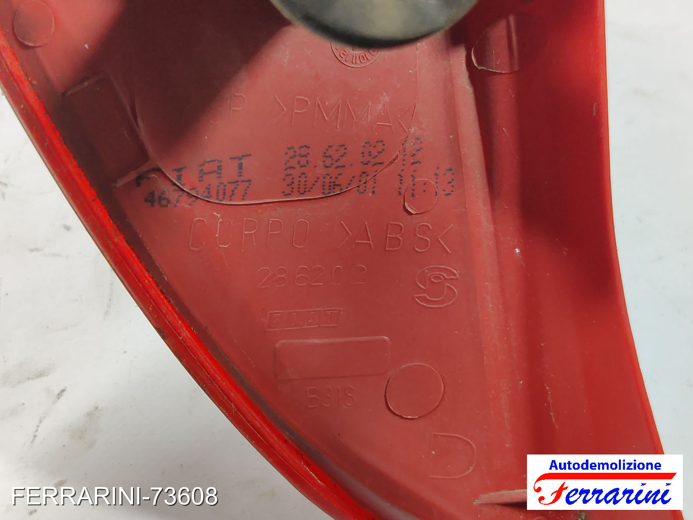 Fanalino Stop Posteriore FIAT PUNTO 188 2001-2012 destro, dx, posteriore, post
