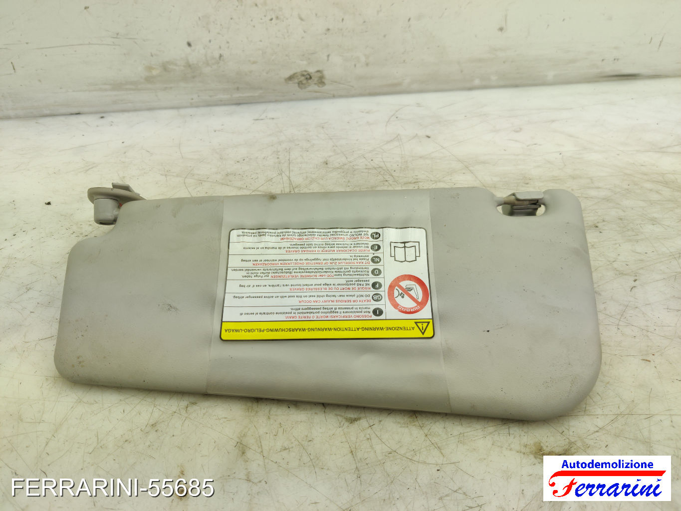 Aletta Parasole FIAT PUNTO 199 2012-2023 destro, dx