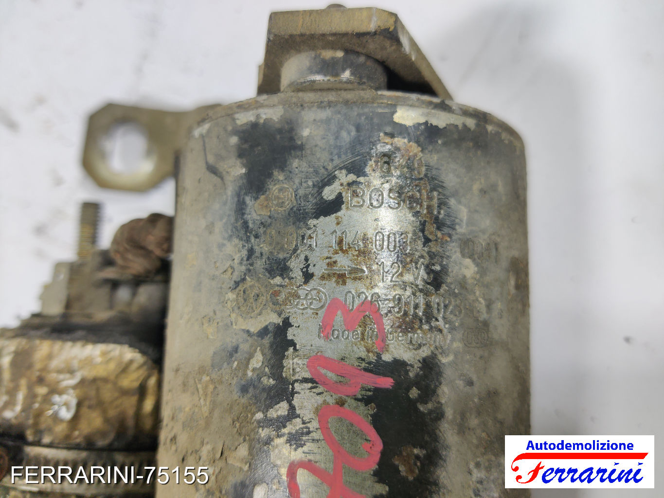 Motorino Avviamento AUDI 80 893, 894, 8A2 1.8 S 1986-1991 026911023, 0001114003