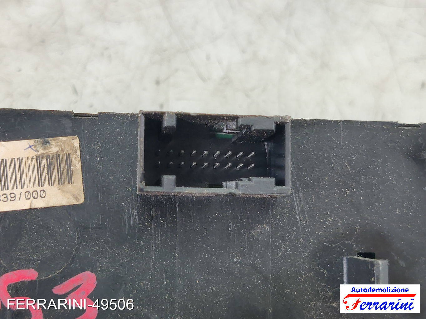 Pulsantiera Tastiera Alzavetro MINI - R50, R53 2001-2006 sinistra, sx, frontale 11