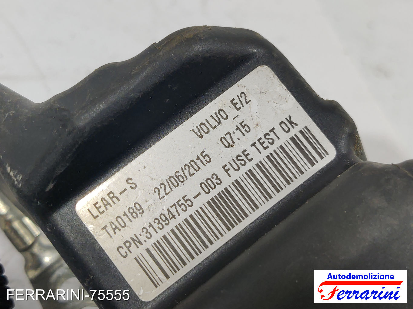 D4204T20 Cablaggio Motore VOLVO V60 1 155 2.0 D2 2015-2018 31394755, 315VED 13