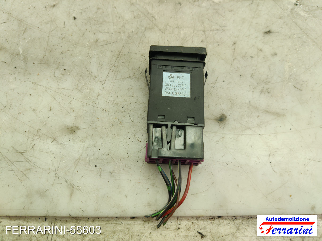 Interruttore Quattro Frecce VW PASSAT VARIANT 3B6 2000-2005 3B0953235D