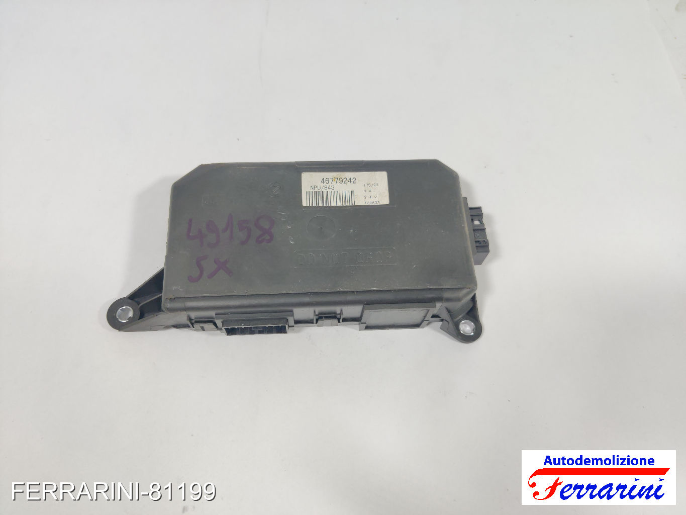 Centralina Porta Sportello LANCIA YPSILON 843 2003-2011 sinistra, sx, frontale