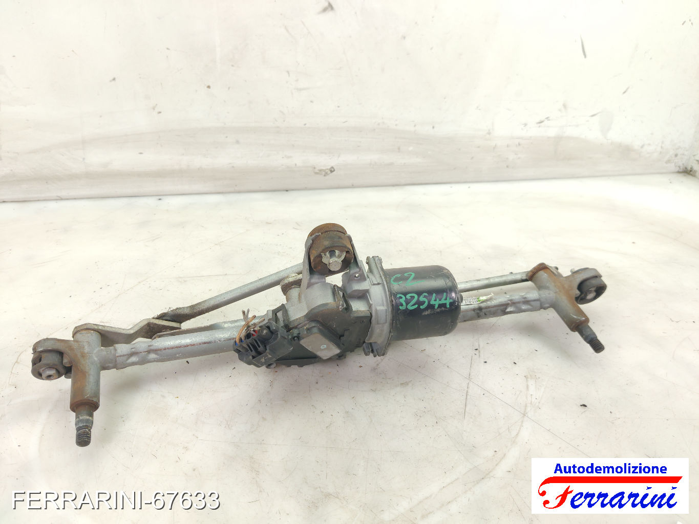 Spazzacqua Motorino Tergicristallo CITROEN C2 JM 2003-2012 anteriore, frontale