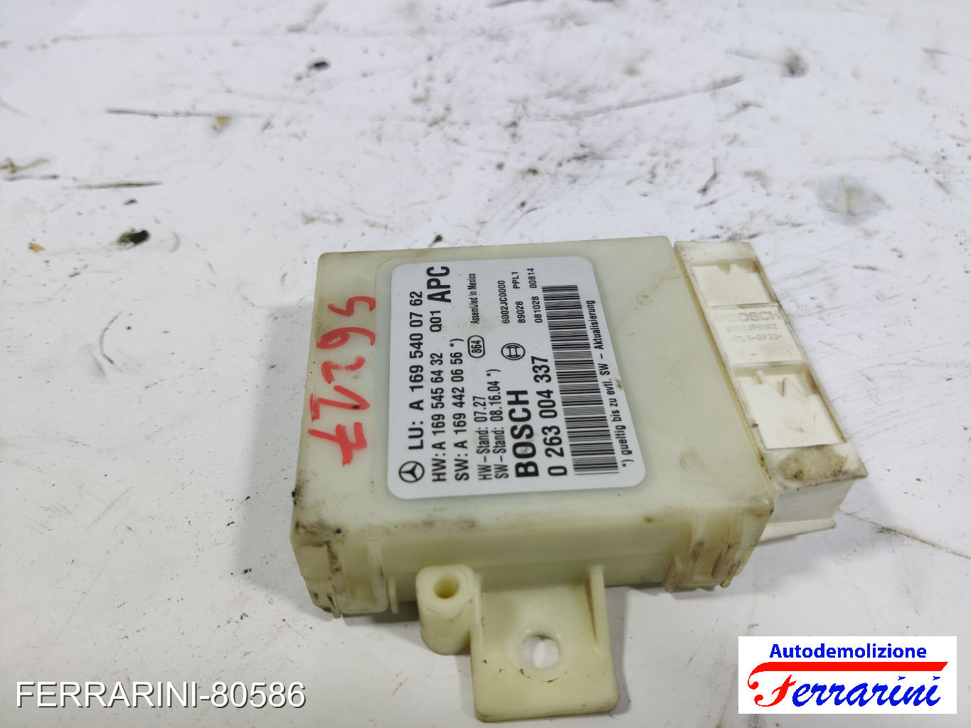 Centralina Sensori Parcheggio MERCEDES CLASSE A W169 2004-2012 A1695400762