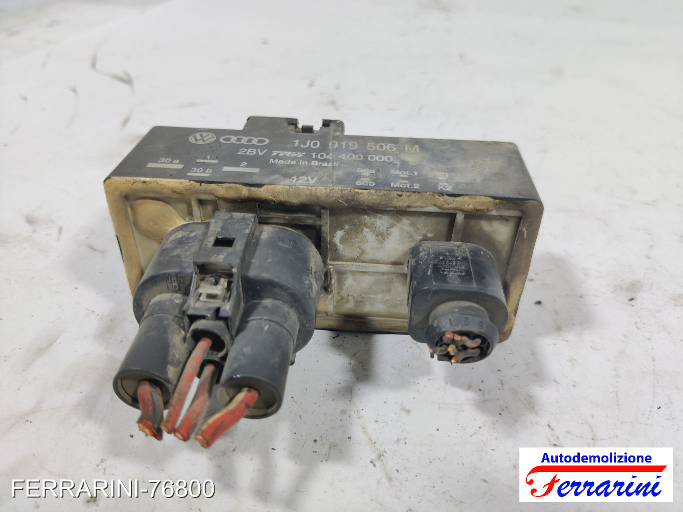 Centralina Ventola Radiatore SEAT IBIZA 3 6L1 1.4 TDI 2002-2005 1J0919506M 6