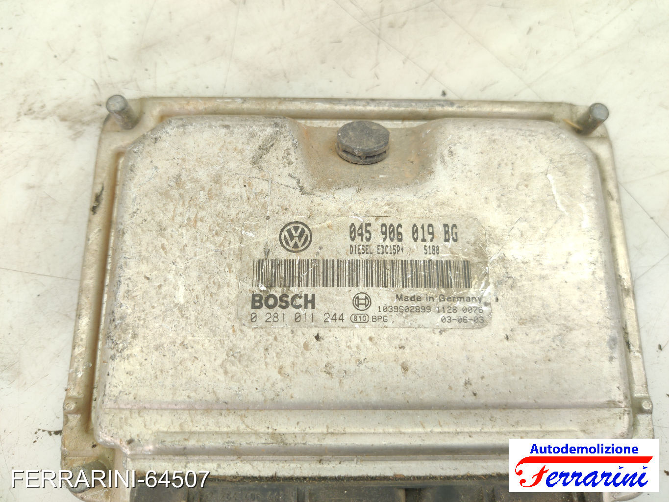 Centralina Motore SEAT IBIZA 3 6L1 1.4 TDI 2002-2005 045906019BG, 0281011244