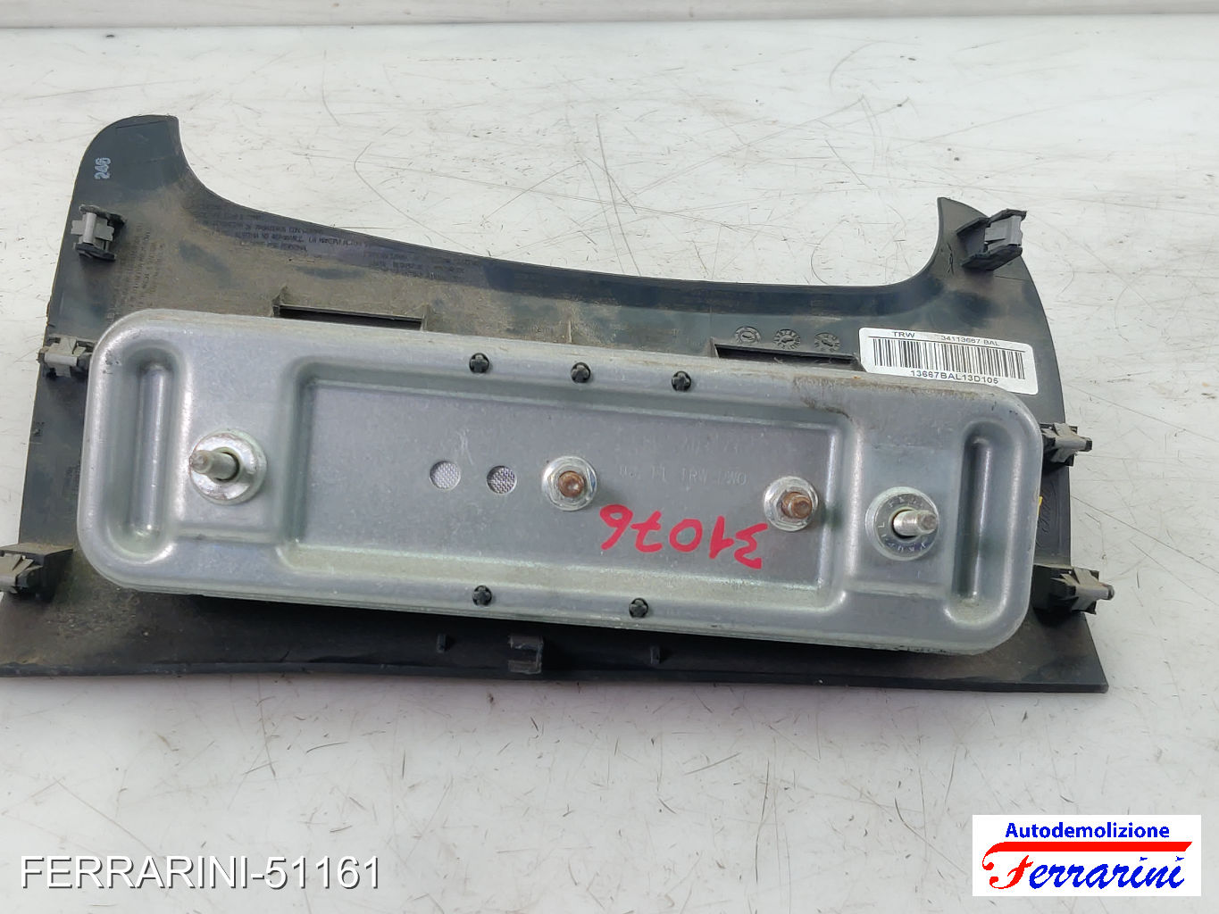 ginocchia sotto volante Airbag Cruscotto FORD FIESTA 6 CB1, CCN 2008-2012