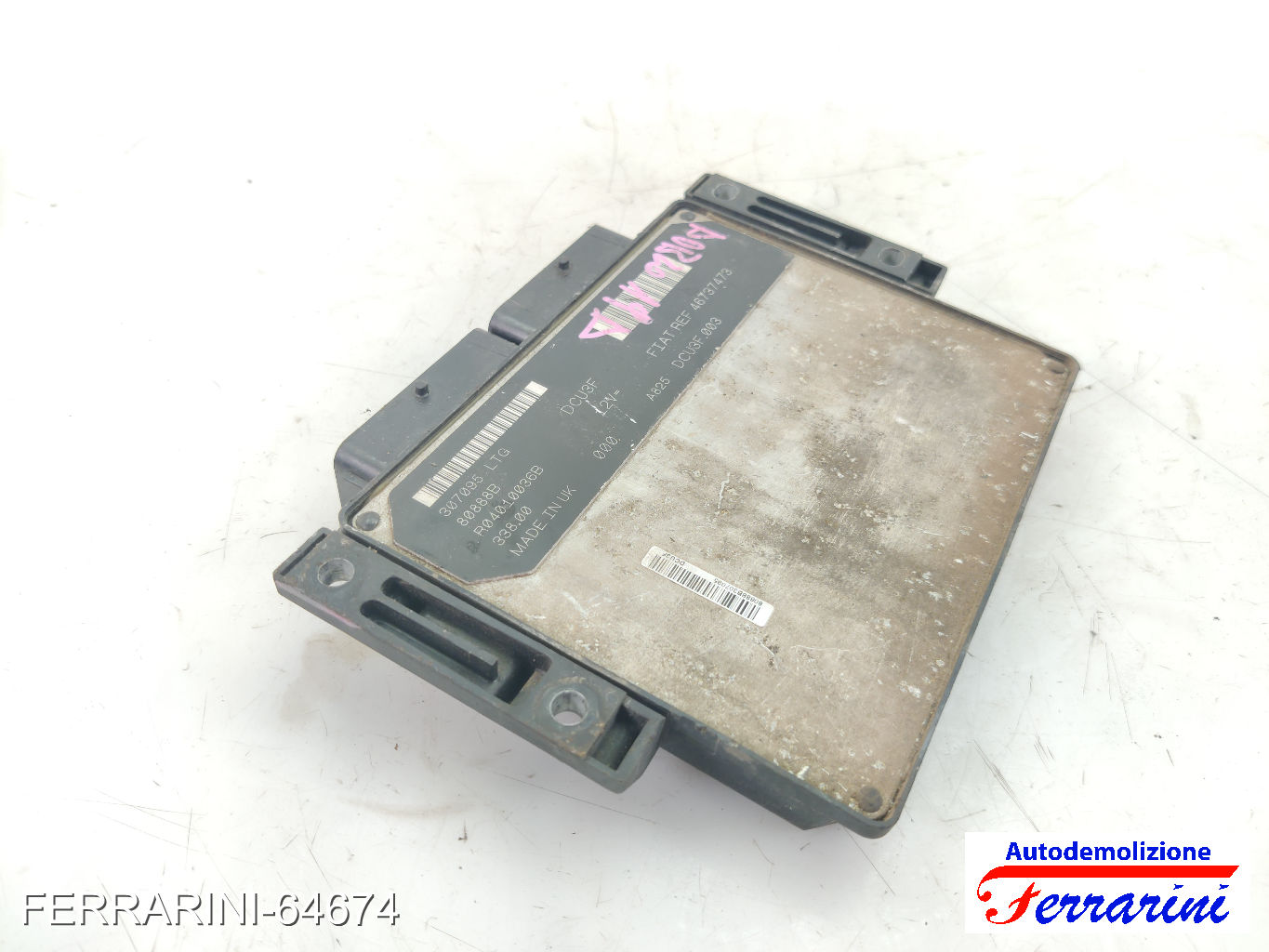 Centralina Motore FIAT DOBLO 119, 223 1.9 D 2001-2010 46737473, R04010036B
