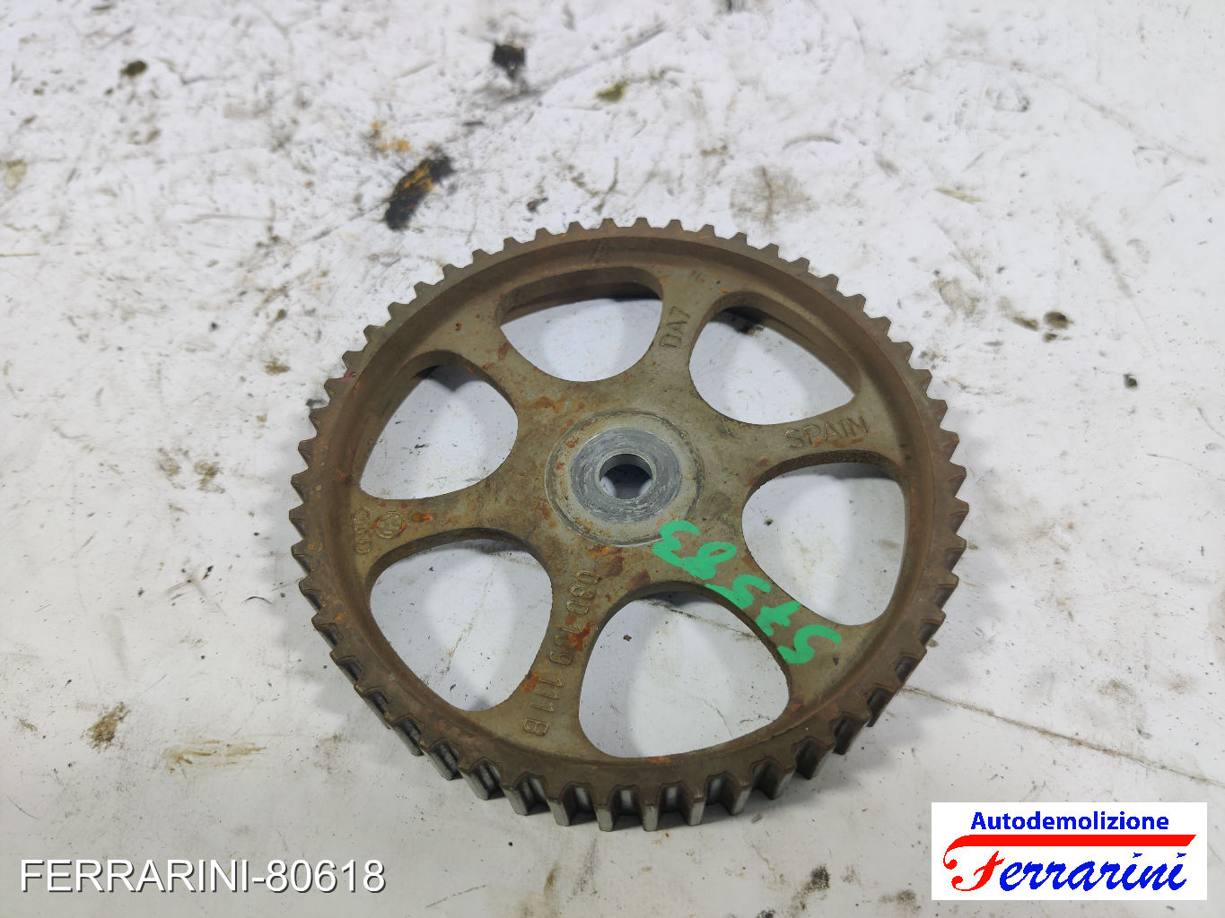 Puleggia Albero A Camme SEAT IBIZA 2 6K1 1.0I 1996-2002 030109111B AER