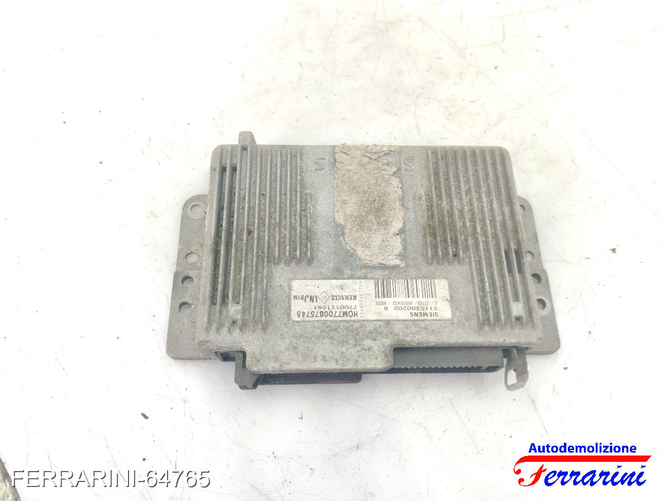Centralina Motore RENAULT MEGANE SCENIC JA0/1 2.0I 1997-1999 7700111891