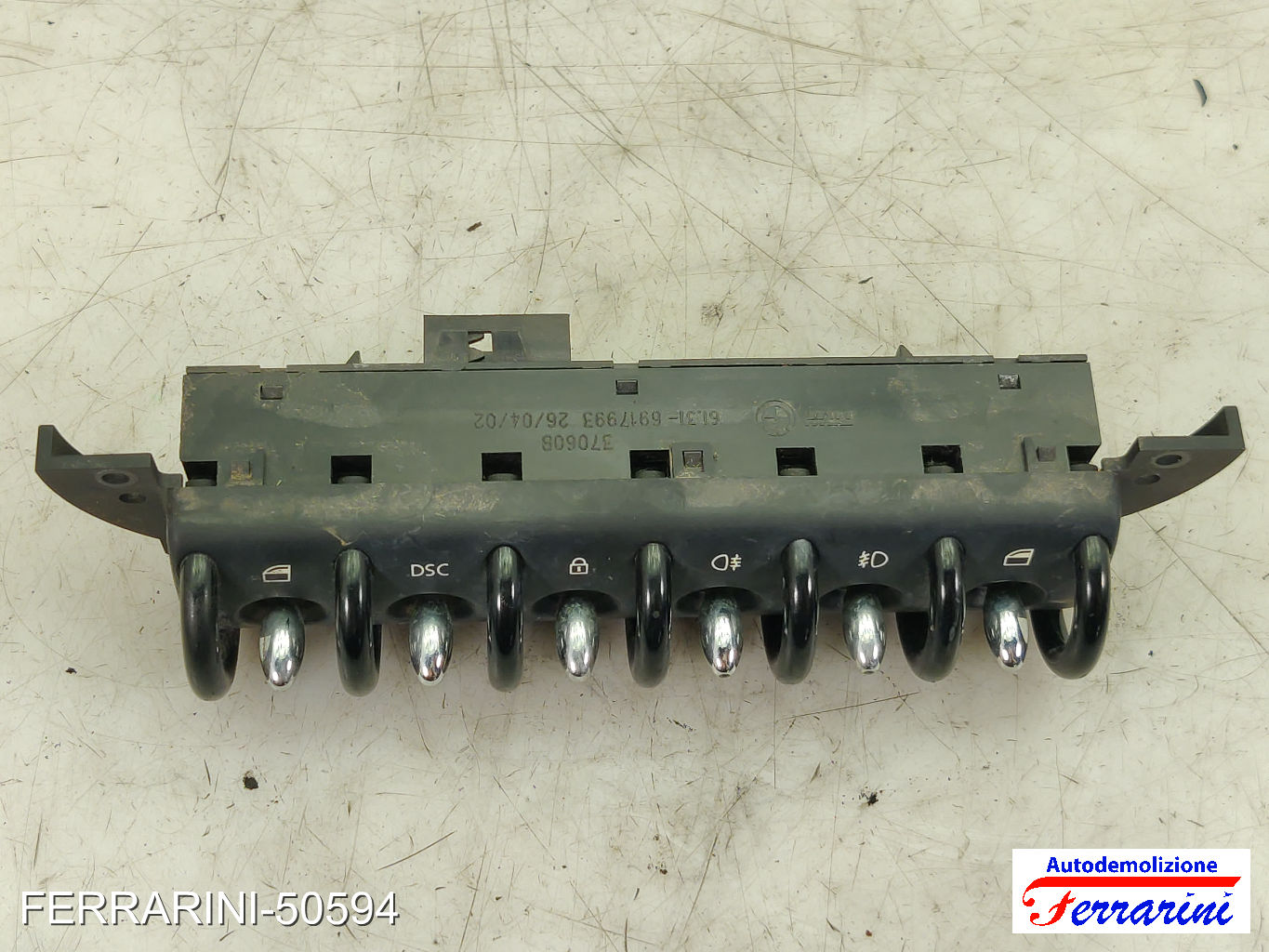 Pulsantiera Tastiera Alzavetro MINI - R50, R53 2001-2006 sinistra, sx, frontale 8