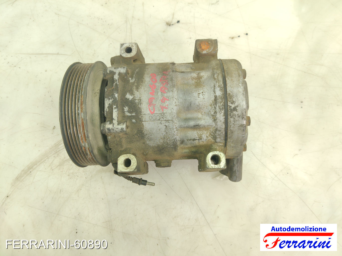 Compressore Clima RENAULT KANGOO KC0/1 1.9 DCI 4X4 2001-2023 7700100417 6