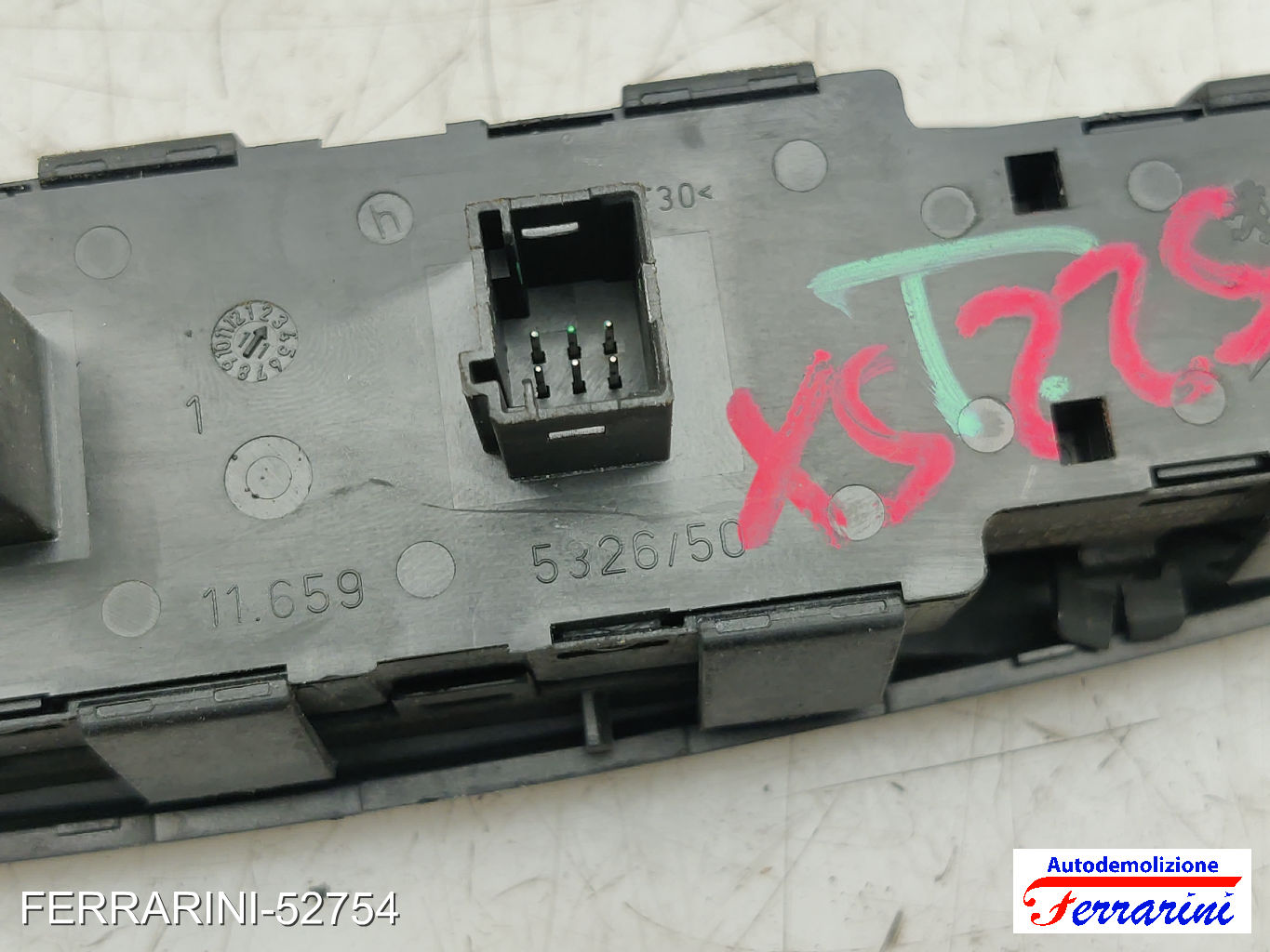 Pulsantiera Tastiera Alzavetro CITROEN C4 PICASSO 1 UD 2006-2013 sinistra, sx