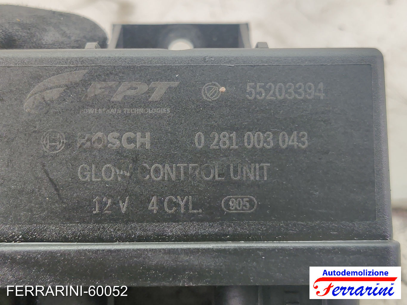 Centralina Candelette LANCIA DELTA 3 844 1.6 D MULTIJET 2008-2014 55203394