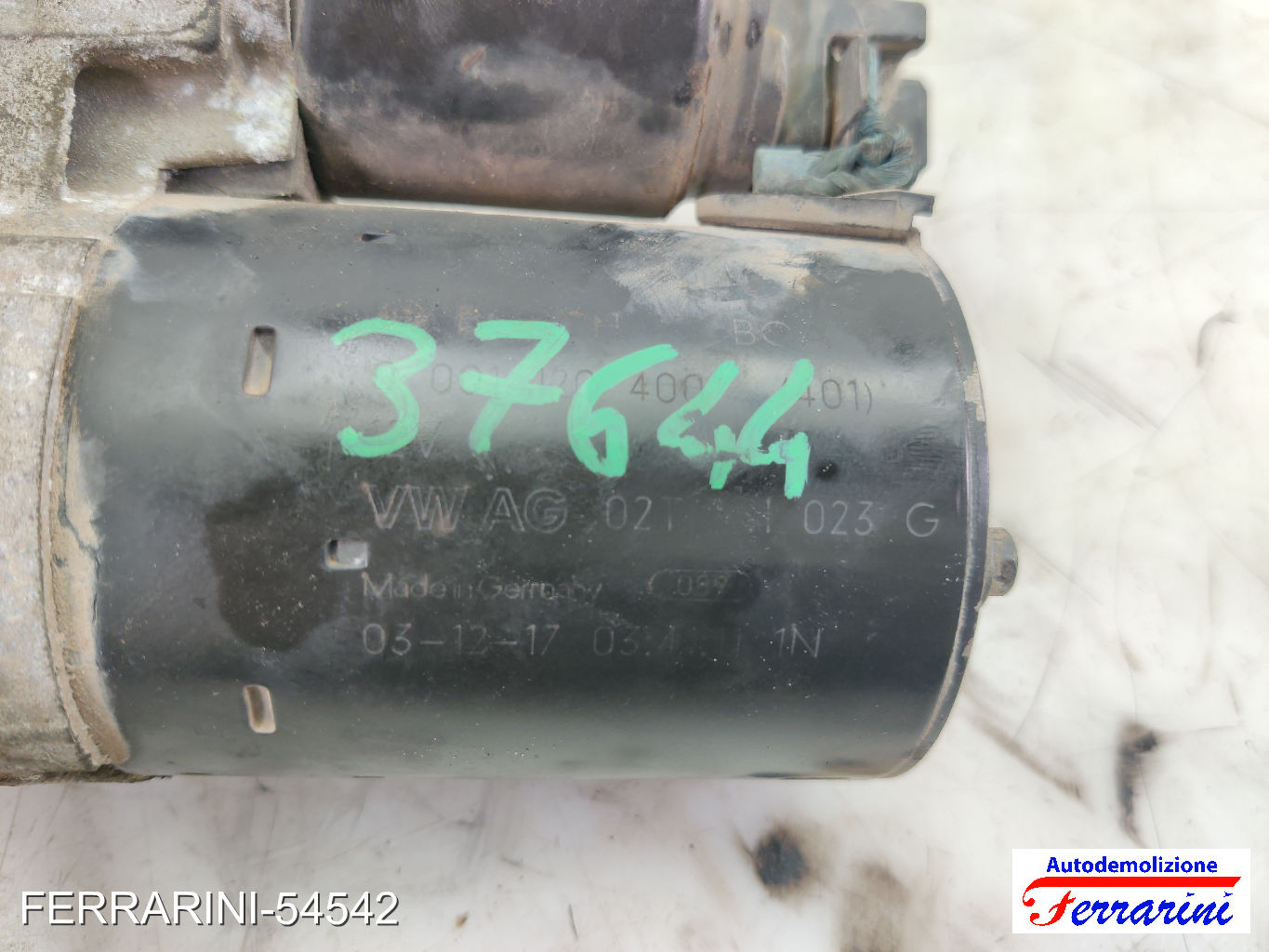Motorino Avviamento SEAT IBIZA 2 6K1 1.6I 1993-2002 036911023S, 020911023FX