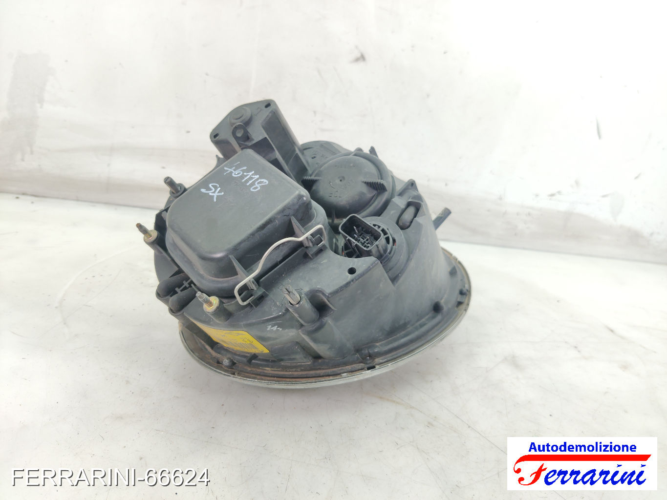 Faro Anteriore MINI - R50, R53 2003-2006 sinistro, sx 63126961345, 63127198729