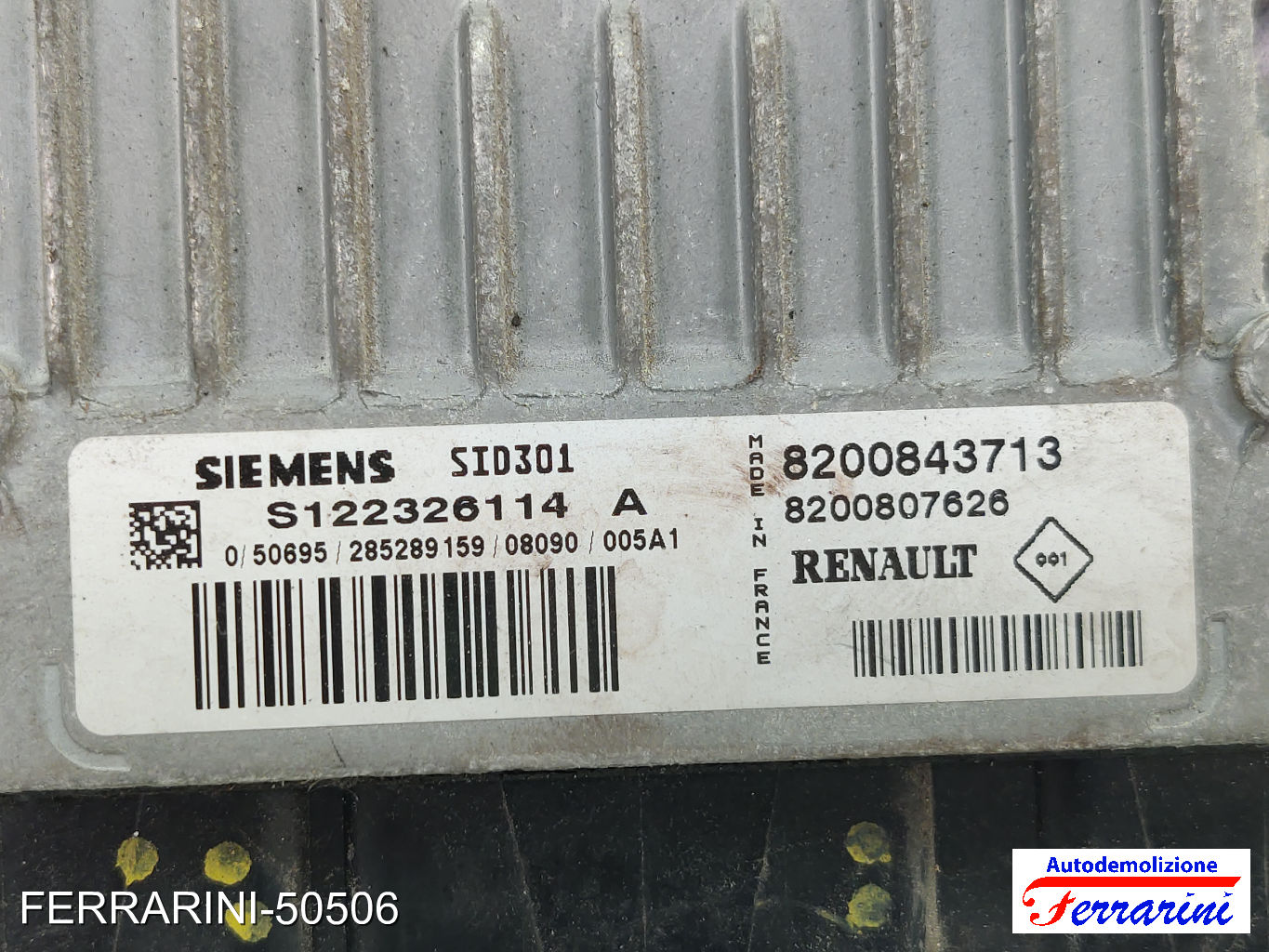 Centralina Motore RENAULT SCENIC 2 JM0/1 1.5 DCI 2005-2008 8200843713 8