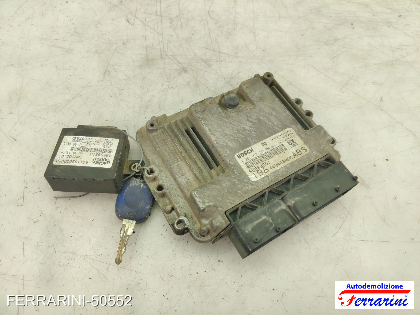 Kit Accensione FIAT MULTIPLA 186 1.9 JTD 2002-2010 0281012294, 501132000010 7