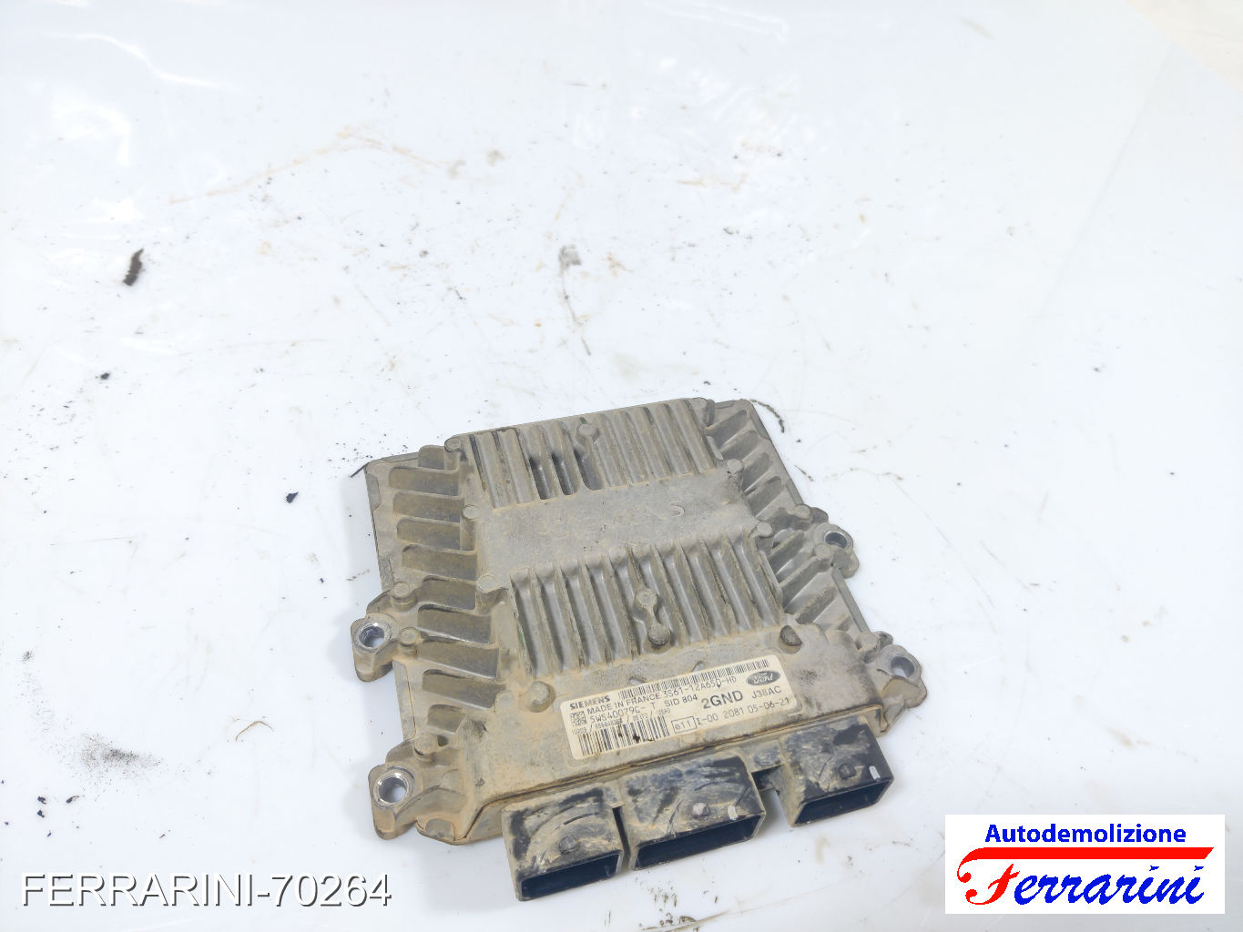 Centralina Motore FORD FUSION JU 1.4 TDCI 2002-2012 3S6112A650HD, 2GNDJ38AC