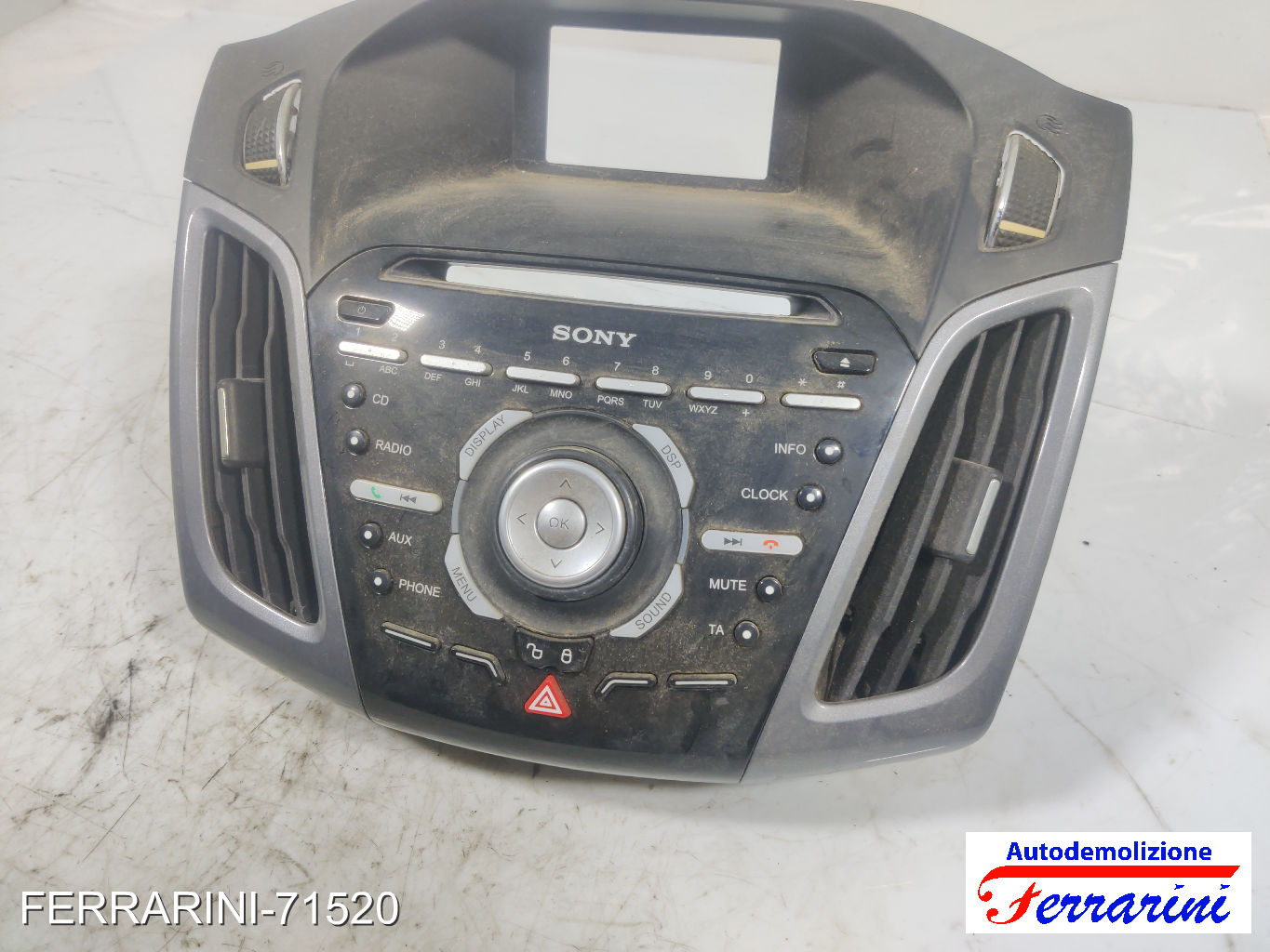 tasteira radio consolle centrale FORD FOCUS 3 TURNIER 2010-2023 BM5T18K811SA 14