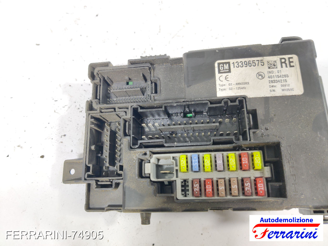 Body Computer OPEL MERIVA B S10 1.4 LPG 2011-2017 13396575, 28334215, WH259C
