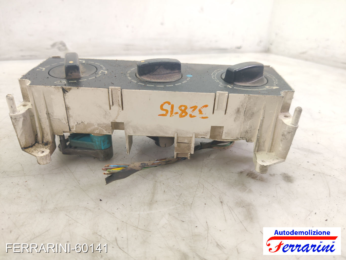 Tastiera Clima PEUGEOT PARTNER COMBISPACE 5, G 2000-2008 anteriore, frontale